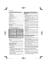 Предварительный просмотр 102 страницы HIKOKI M 12V2 Handling Instructions Manual