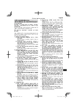 Предварительный просмотр 111 страницы HIKOKI M 12V2 Handling Instructions Manual