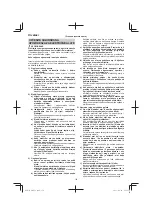 Предварительный просмотр 116 страницы HIKOKI M 12V2 Handling Instructions Manual