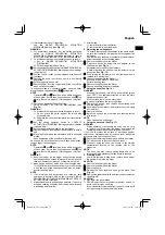 Preview for 17 page of HIKOKI NT 1850DA Handling Instructions Manual