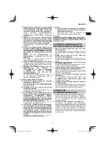 Preview for 21 page of HIKOKI NT 1850DA Handling Instructions Manual