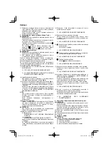 Preview for 60 page of HIKOKI NT 1850DA Handling Instructions Manual