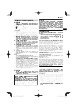 Preview for 63 page of HIKOKI NT 1850DA Handling Instructions Manual