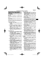 Preview for 81 page of HIKOKI NT 1850DA Handling Instructions Manual