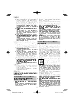 Preview for 82 page of HIKOKI NT 1850DA Handling Instructions Manual