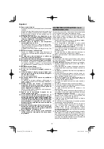 Preview for 84 page of HIKOKI NT 1850DA Handling Instructions Manual