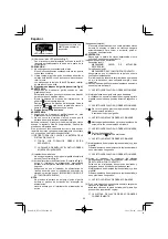 Preview for 90 page of HIKOKI NT 1850DA Handling Instructions Manual