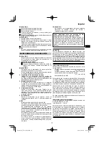 Preview for 93 page of HIKOKI NT 1850DA Handling Instructions Manual