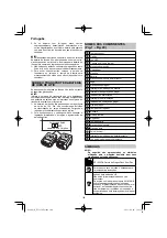 Preview for 100 page of HIKOKI NT 1850DA Handling Instructions Manual