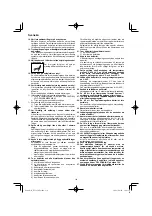 Preview for 114 page of HIKOKI NT 1850DA Handling Instructions Manual