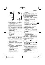 Preview for 121 page of HIKOKI NT 1850DA Handling Instructions Manual