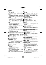 Preview for 122 page of HIKOKI NT 1850DA Handling Instructions Manual