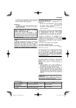 Preview for 123 page of HIKOKI NT 1850DA Handling Instructions Manual