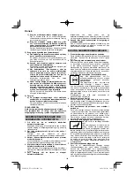 Preview for 126 page of HIKOKI NT 1850DA Handling Instructions Manual