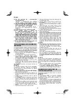 Preview for 128 page of HIKOKI NT 1850DA Handling Instructions Manual