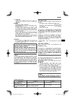 Preview for 137 page of HIKOKI NT 1850DA Handling Instructions Manual