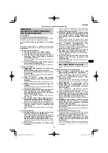 Preview for 139 page of HIKOKI NT 1850DA Handling Instructions Manual