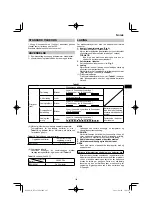 Preview for 145 page of HIKOKI NT 1850DA Handling Instructions Manual