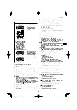 Preview for 147 page of HIKOKI NT 1850DA Handling Instructions Manual