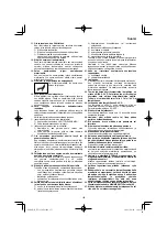 Preview for 155 page of HIKOKI NT 1850DA Handling Instructions Manual