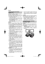 Preview for 156 page of HIKOKI NT 1850DA Handling Instructions Manual