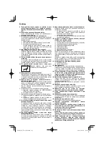 Preview for 214 page of HIKOKI NT 1850DA Handling Instructions Manual