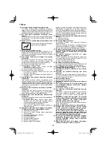 Preview for 228 page of HIKOKI NT 1850DA Handling Instructions Manual