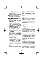 Preview for 252 page of HIKOKI NT 1850DA Handling Instructions Manual