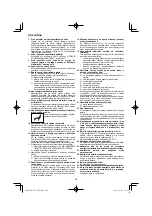 Preview for 270 page of HIKOKI NT 1850DA Handling Instructions Manual