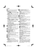 Preview for 322 page of HIKOKI NT 1850DA Handling Instructions Manual