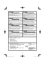 Preview for 330 page of HIKOKI NT 1850DA Handling Instructions Manual