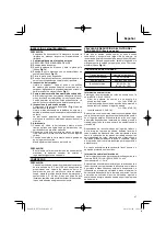 Preview for 47 page of HIKOKI NT 50AE2 Handling Instructions Manual