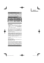 Предварительный просмотр 19 страницы HIKOKI NT 65MA4 Handling Instructions Manual