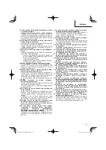 Предварительный просмотр 29 страницы HIKOKI NT 65MA4 Handling Instructions Manual