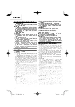 Предварительный просмотр 38 страницы HIKOKI NT 65MA4 Handling Instructions Manual