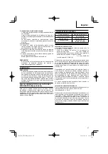 Предварительный просмотр 47 страницы HIKOKI NT 65MA4 Handling Instructions Manual