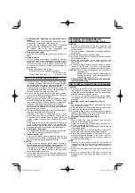 Предварительный просмотр 7 страницы HIKOKI PDA-125M Handling Instructions Manual