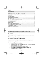 Preview for 2 page of HIKOKI R 10DAL Handling Instructions Manual