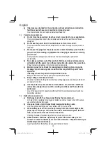 Preview for 4 page of HIKOKI R 10DAL Handling Instructions Manual