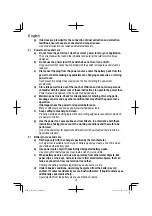 Предварительный просмотр 4 страницы HIKOKI R 12DA Handling Instructions Manual