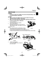 Предварительный просмотр 17 страницы HIKOKI R 12DA Handling Instructions Manual