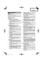 Preview for 5 page of HIKOKI R 14DSL Handling Instructions Manual