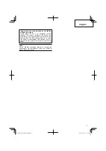 Preview for 9 page of HIKOKI R 14DSL Handling Instructions Manual