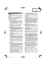 Preview for 19 page of HIKOKI R 14DSL Handling Instructions Manual