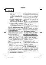 Preview for 20 page of HIKOKI R 14DSL Handling Instructions Manual