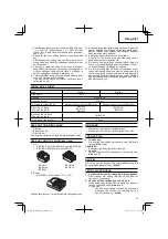 Preview for 21 page of HIKOKI R 14DSL Handling Instructions Manual