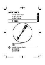 Preview for 1 page of HIKOKI R 18DA Handling Instructions Manual