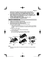 Preview for 13 page of HIKOKI R 18DA Handling Instructions Manual