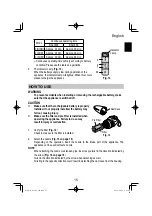 Preview for 15 page of HIKOKI R 18DA Handling Instructions Manual