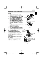 Preview for 17 page of HIKOKI R 18DA Handling Instructions Manual